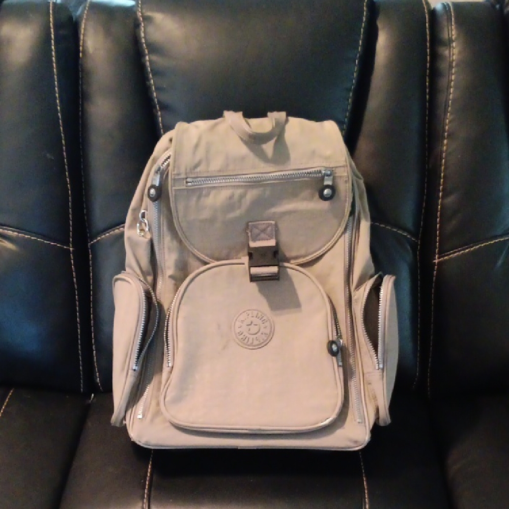 Kipling Tan Backpack